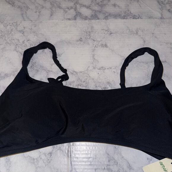 Aerie-Swimwear-Black-Scoop-Top-Xlarge - Picture 1 of 4